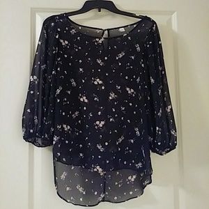 Lauren Conrad Sheer Shirt